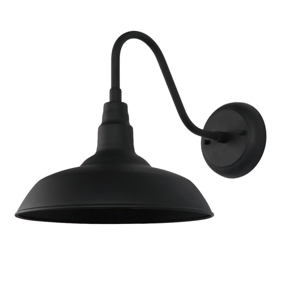 AA Décor LED Outdoor Barn Lighting Black - 10"H x 10"W x 15"D