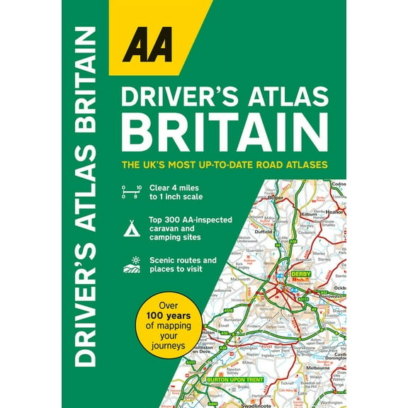 AA Drivers Atlas Britain Flexibound (Paperback)