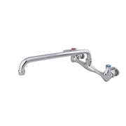 AA Faucet AA-712G NSF Wall Mount Commercial Duty No Lead Faucet 12" SWIVEL Spout