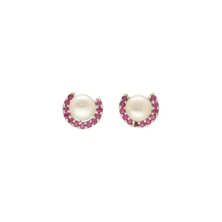 AA Freshwater Pearl Earrings For Women By Sri Jagdamba Pearls