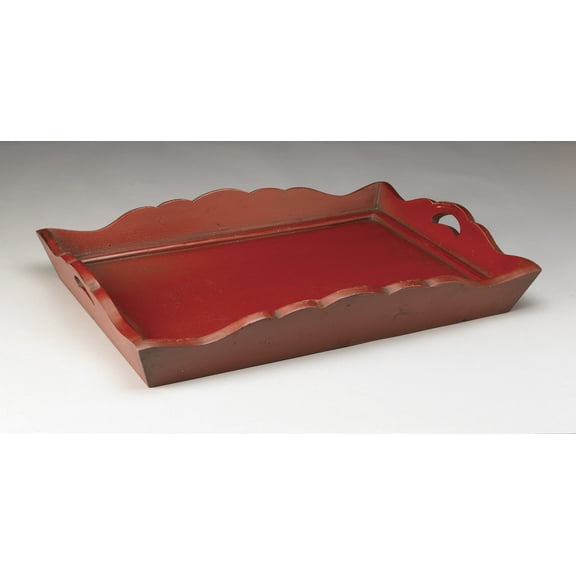 AA Importing 43554-RD Wood Serving Tray