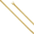 thumbnail image 1 of AA Jewels 14k Yellow Gold 5.7MM Hollow Miami Cuban W/Box Lock Chain Necklace With - 22 Inches, 1 of 2