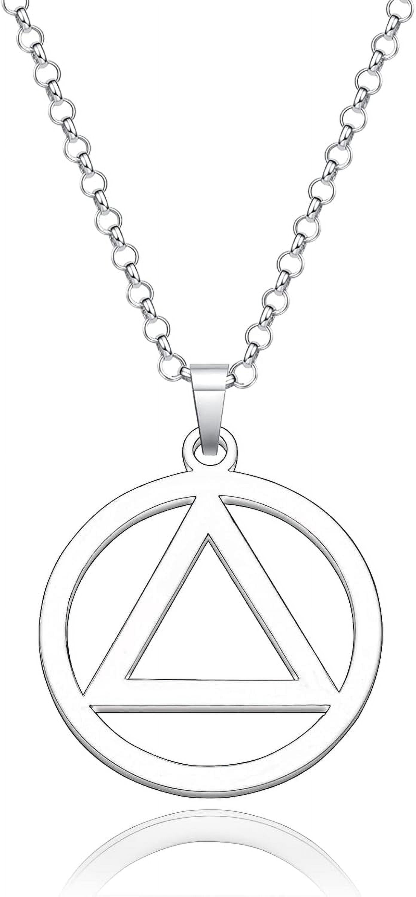 AA NA Symbol Bookmark - Stainless Steel Sobriety Gift, Recovery Anniversary Keepsake