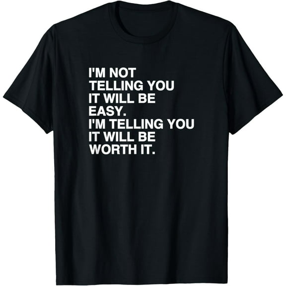 AA NA Not Easy, It Will Be Worth It Sober Recovery 12 Step T-Shirt