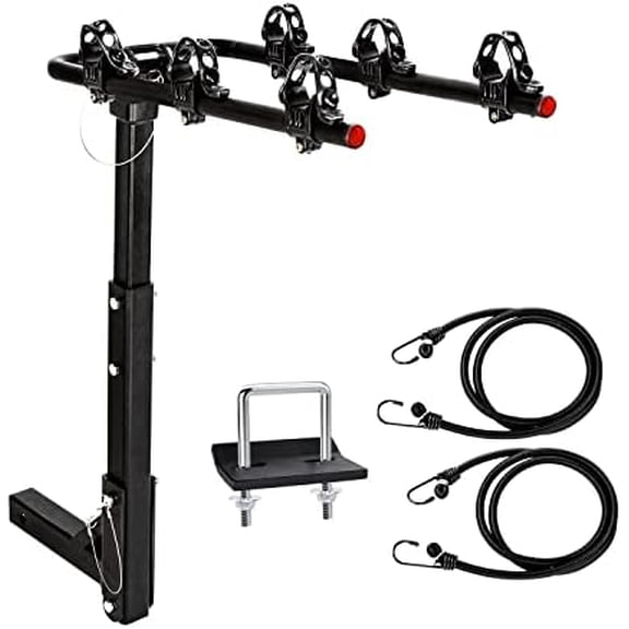 AA Products 3 Bike Rack Platform Hitch Mount Rack Foldable Bicycle Rack for Cars, Trucks, SUV's and Minivans, Fits 2'' Hitch Receiver$$Sport & Recreation Other