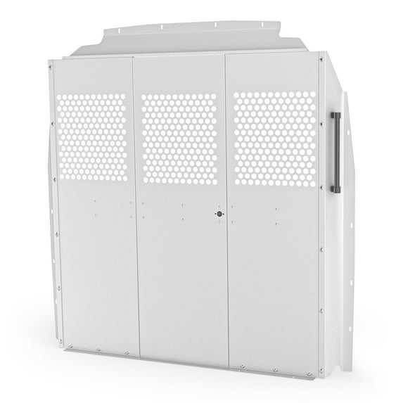 AA Products Model PT-TR-MR Cargo Van Safety Partition Medium Roof Protective Bulkhead Fit for Transit Full Size Vans