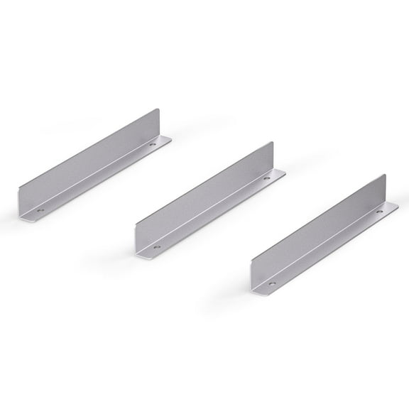 AA Products P-SH-Divider-A Shelf Divider Shelf Accessories Designed for 13" Depth Van Shelving Storage, Set of 3 - Grey