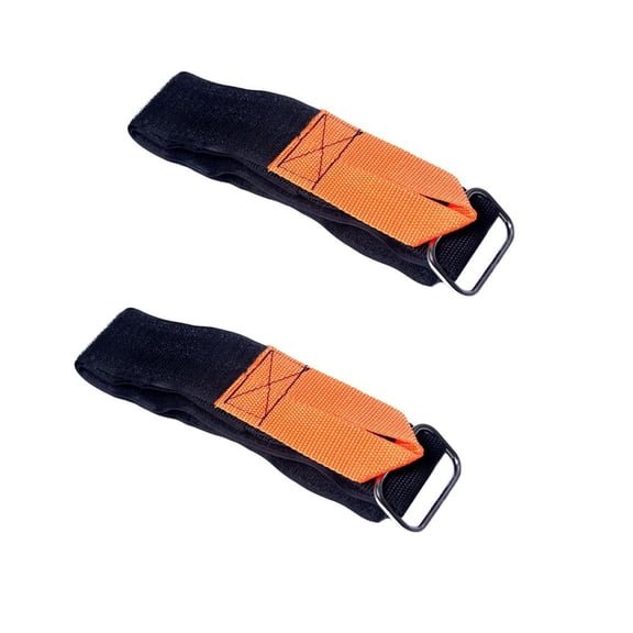 AA Products Touch Fastener Straps Double Side Tape Universal Straps with Loop- 2 Packs (VS-202)