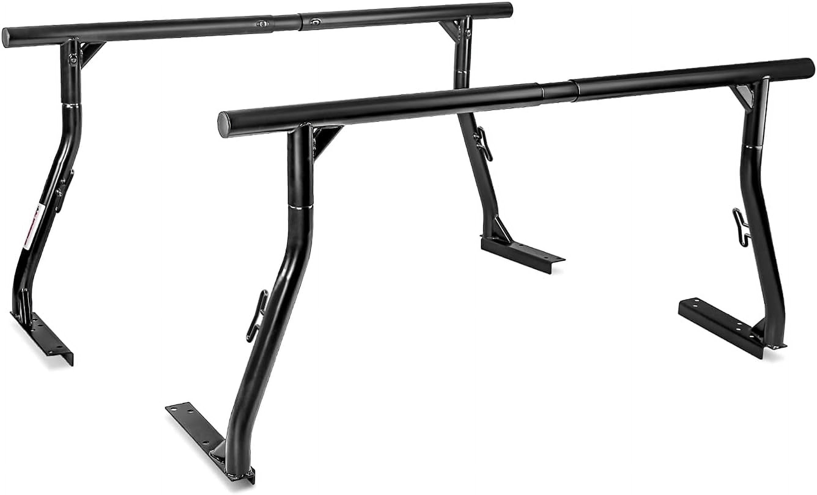 Aa Rack AA-Racks 800Ibs Capacity Extendable Steel Pick-Up Truck Ladder Rack Two ...