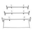 AARacks Full Size Van Three Bar Ladder Roof Racks Steel Rack With Middle Adjustable Bar & Cargo