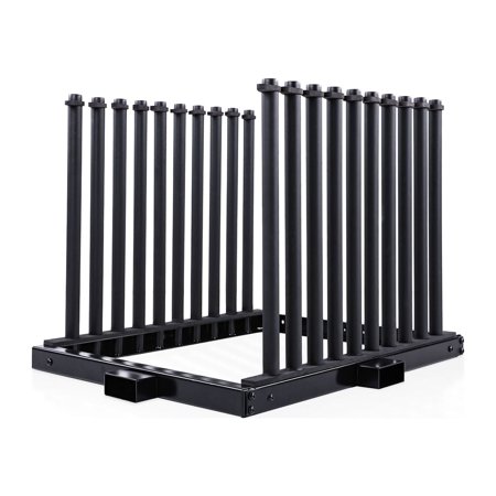 AA-Racks GM301U-2by4 Windshield Rack Foam Pads & Four Rack Stabilizers Auto Glass Truck Cargo Management Rack with 22 Inch High Masts (9 Lite Slot Rack)