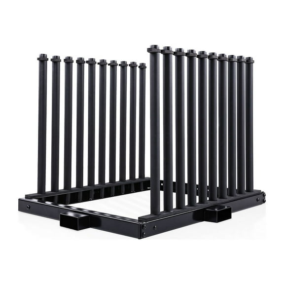 AA-Racks GM301U-2by4 Windshield Rack Foam Pads & Four Rack Stabilizers Auto Glass Truck Cargo Management Rack with 22 Inch High Masts (9 Lite Slot Rack)