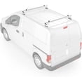 thumbnail image 1 of AA-Racks Model AX312 Aluminum Van Roof Rack Cross Bars Fits for 2013-On NV200/ 2014-On Transit Connect/ 2013-2017 City Express, 2 Bar 50'' - White, 1 of 7