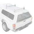 thumbnail image 1 of AA-Racks Model DX36 Universal Pickup Truck Cap & Topper 2 Bar Ladder Roof Van Rack System Adjustable Steel Cross Bars - Matte White, 1 of 5