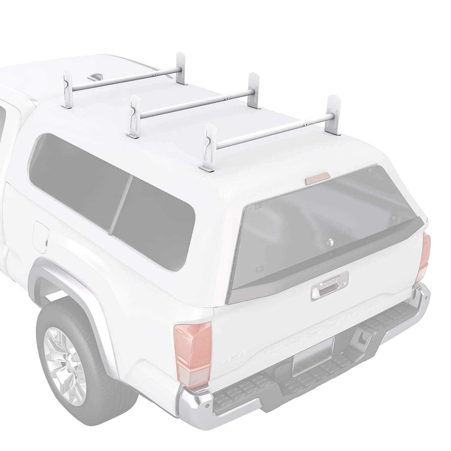 Topper Van Rack AA-Racks Model DX36 Universal Pickup Truck Cap & Topper 2 Bar Ladder ...