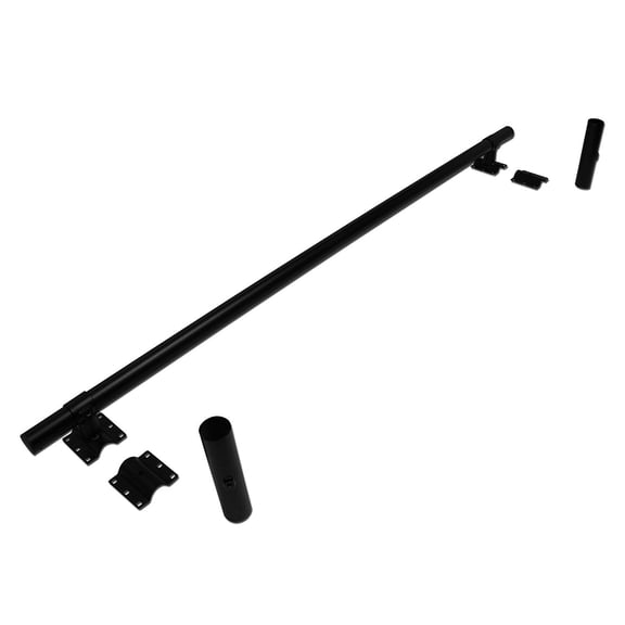 AA-Racks Removable Rear Crossbar Pallet Access - Black (P39-RC-BLK)