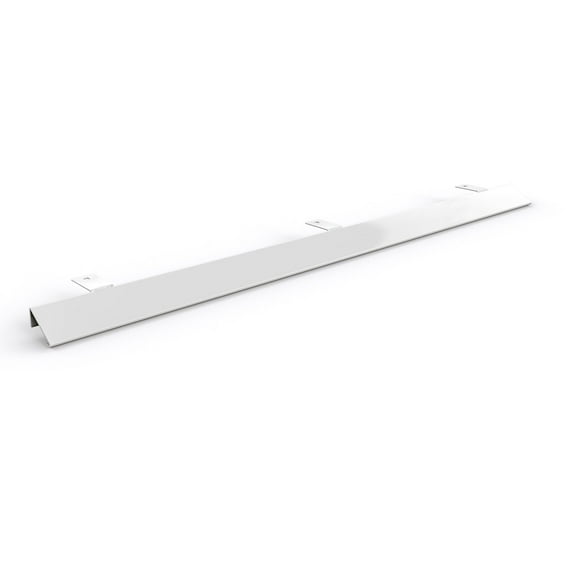 AA-Racks Steel 47" Ladder Rack Wind Deflector,Van Rack Accessory for Model X202 Series White