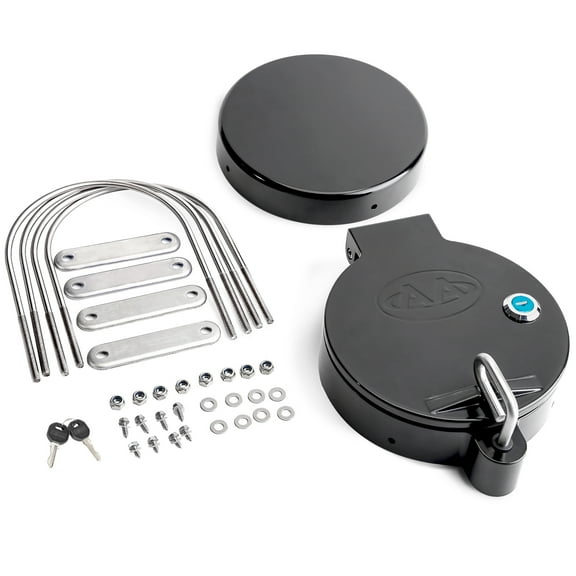 AA-Racks Universal Conduit Carrier Kit Fit 6" PVC Pipe, No Drilling Required, Black