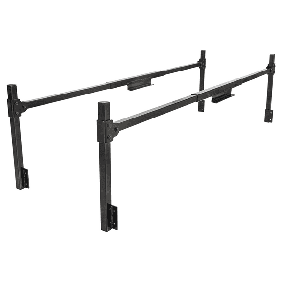 AA Racks X-TCR Universal Adjustable Truck Caps Ladder Rack, Black