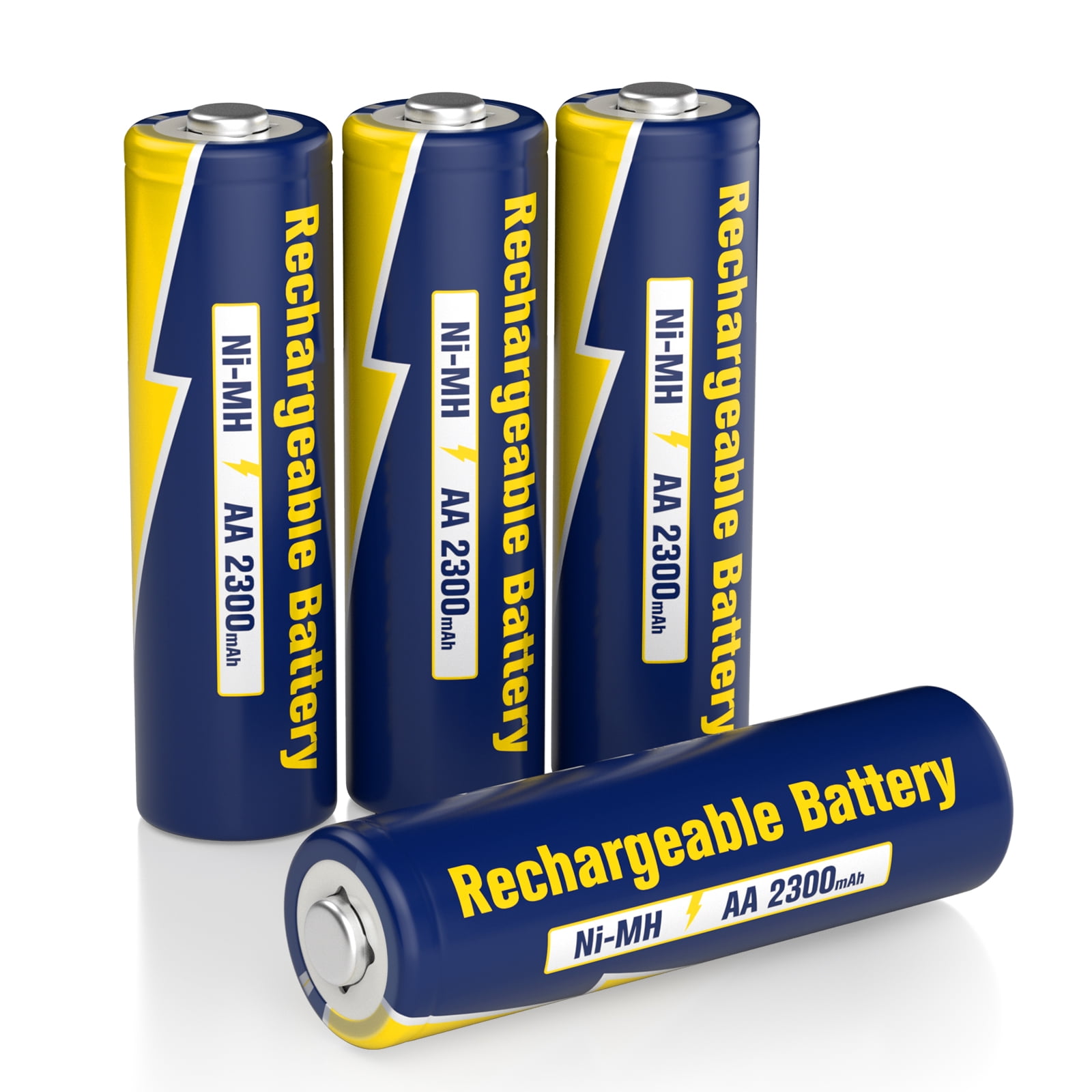 AA Rechargeable Batteries NiMH 2300 mAh 1.2V NH15 -4 Count
