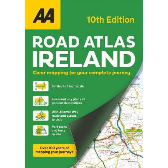 Unknown AA Road Atlas Ireland (Paperback)