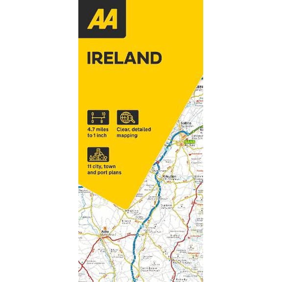 AA Road Map Ireland (Paperback)