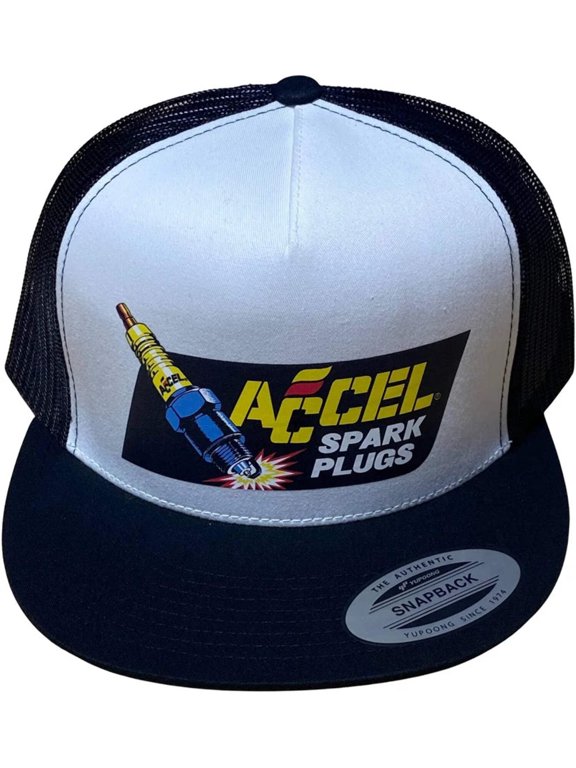 Accel Spark Plugs Trucker Hat Snapback Merchants of Speed
