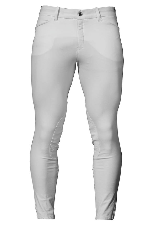 AA Taranto Mens Breeches, White Size: Sz 40