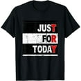 thumbnail image 1 of AA Tee Shirts For Addiction Recovery 12 Steps Sober Shirt T-Shirt, 1 of 4
