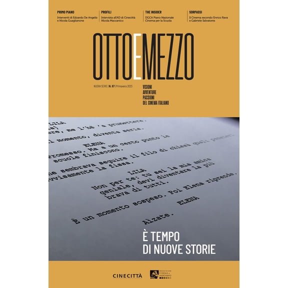 AA. VV. Ottoemezzo. Visioni, avventure e passioni del cinema italiano. tempo di n (Paperback)