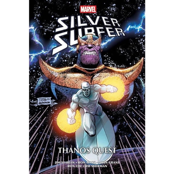 AA.VV. Ron Lim, Jim Starlin, Alan Grant, Ron Marvel Omnibus Silver Surfer: Thanos (Paperback)