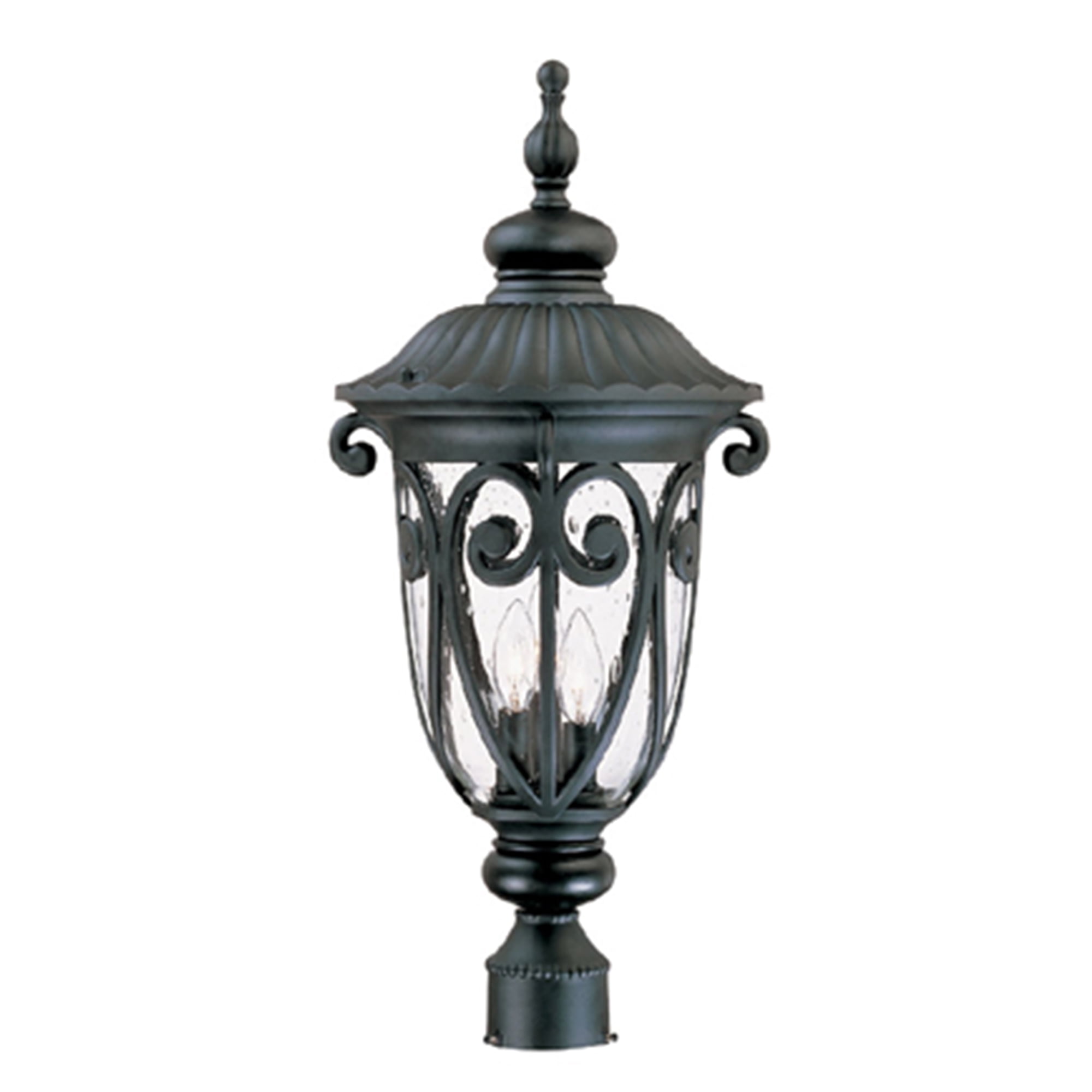 Hailee 3-Light Matte Black Outdoor Post Light Hailee 3-Light Matte Black Outdoor Post Light