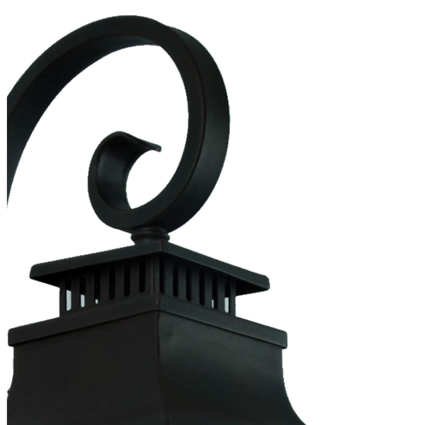 Imperial Black 2-Light Outdoor Wall Lantern with Clear Glass