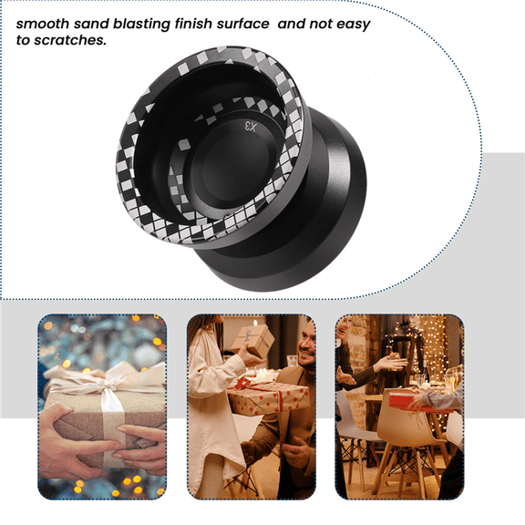 -AA04 Unresponsive LIGHT CHASER X3 Competitive Yo-Yo,Alloy Yoyo For Beginners,And Practise Tricks With Glove And Strings