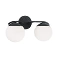thumbnail image 1 of AA1032MB Austin Allen Oliver - 2 Light Bath Vanity-9.5 Inches Tall and 17 Inches Wide-Matte Black Finish, 1 of 6