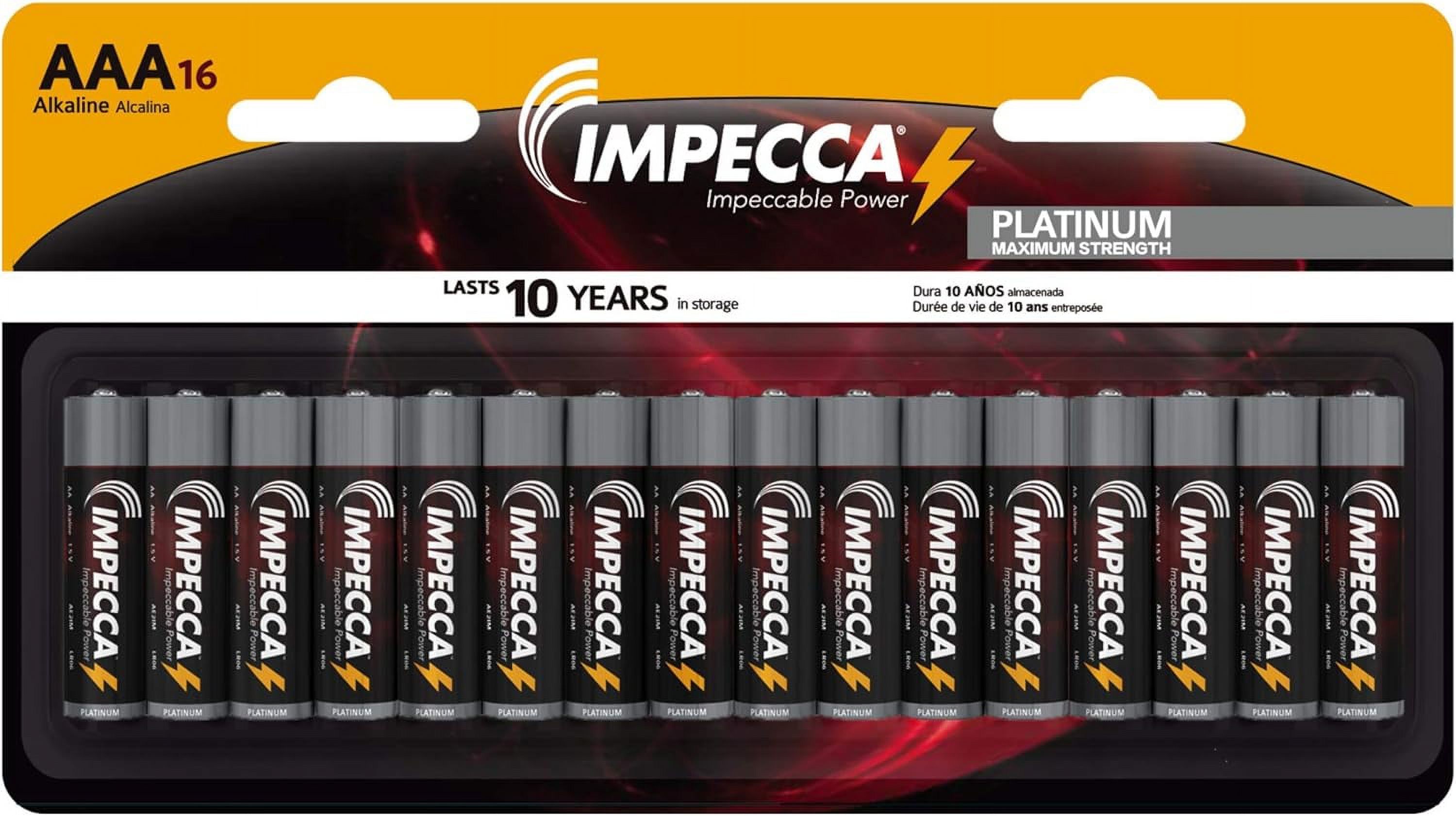 AAA Batteries High Performance Alkaline Battery Long Lasting, And Leak