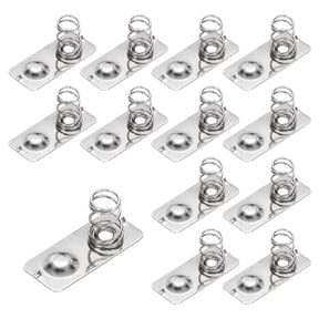 AAA Battery Contact Spring Plates, 12 Pcs 21 mm x 9mm Terminal Contact