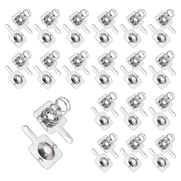 AAA Battery Contact Spring Plates, 20 Set 10 mm x 9mm Terminal Contacts