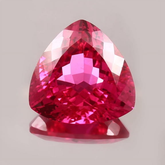 AAA Flawless Ceylon Pink Sapphire Loose Trillion Gemstone Cut, Wonderful Quality Sapphire Pendant & Extreme Jewelry Making Gemstone 22x22MM
