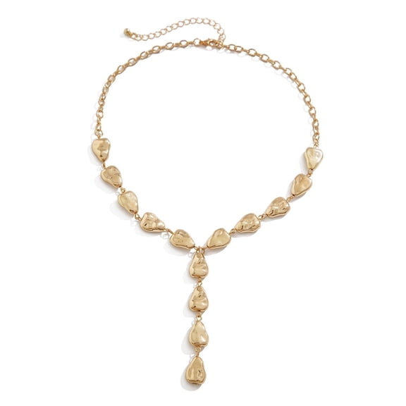 AAA Freshwater Pearl Pendant Pearl Strand Necklace Dainty Pearl Net Necklace in 18K Gold Plated for Women Mesh Pendant Necklace