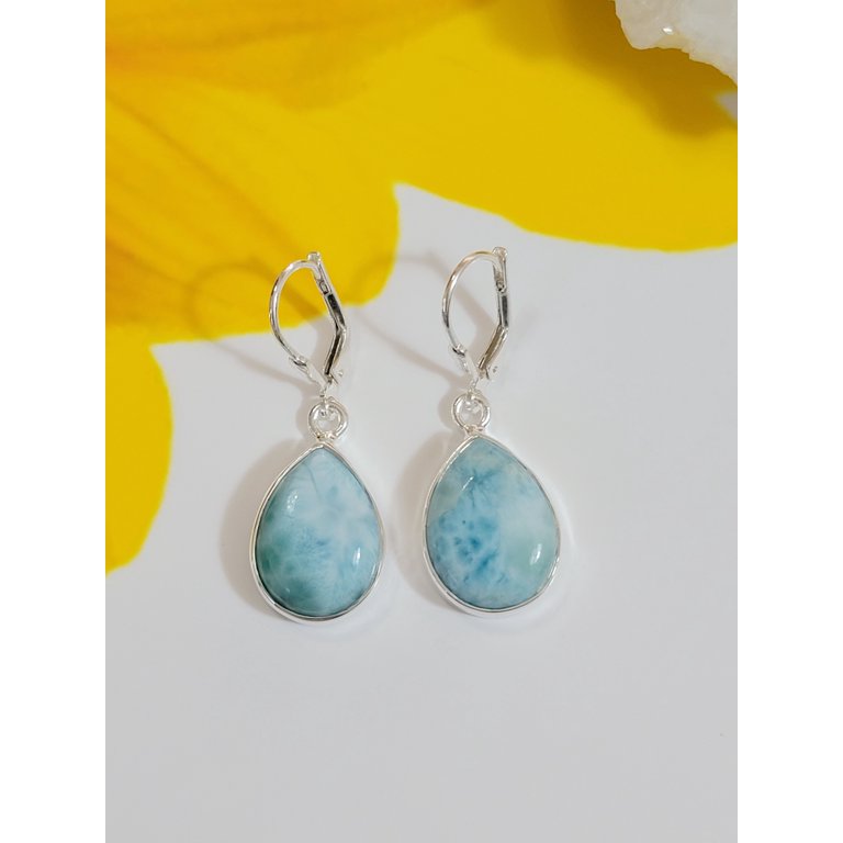 AAA Grade Larimar Ring, Solid 925 Sterling Silver, Larimar Jewelry