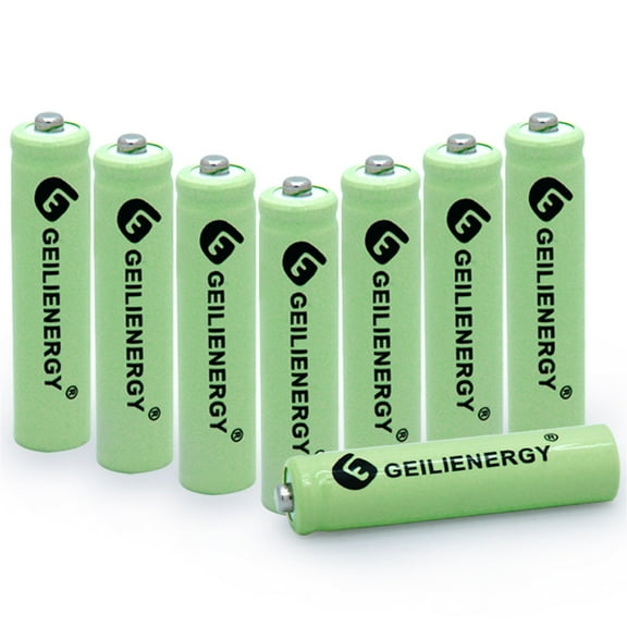 AAA Rechargeable Batteries (8 Pack) 600mAh Pre-Charged 1.2V Long-Lasting Ni-MH Triple aaa Batteries