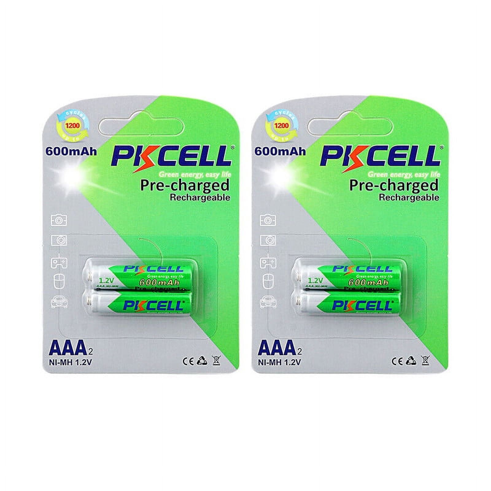 AAA Rechargeable Batteries NiMh 600mAh 1.2v For Garden Solar Light