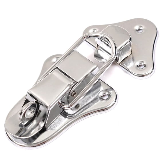 AAAAAA1pcBuckleForLeatherMetal Wood 95mm Chrome Tool Box Buckle Lock Aviation Box Buckle Lock Home Improvement Accessories