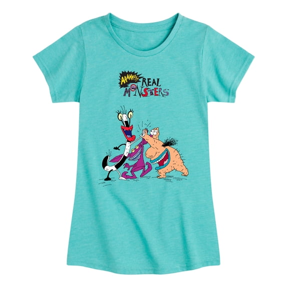 AAAAHH!! Real Monsters - High Five - Toddler And Youth Girls Short Sleeve Graphic T-Shirt