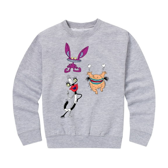 AAAAHH!! Real Monsters - Monsters Close Up - Toddler And Youth Crewneck Fleece Sweatshirt