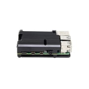 AAAwave Aluminum Alloy Passive Cooling Case for Raspberry Pi 4B Black