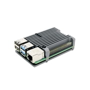 AAAwave Aluminum Alloy Passive Cooling Case for Raspberry Pi 4B Grey