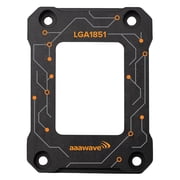 AAAwave LGA1851 CPU Contact Frame, Anti-Bending Fixing Bracket for Intel 15th Gen & Core Ultra Series 200 CPUs, Optimized Contact Pressure, Easy Installation, All Aluminum Alloy Frame - Black