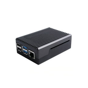 AAAwave ODS716 Aluminium Alloy Cooling Case for Raspberry Pi 4B-Black